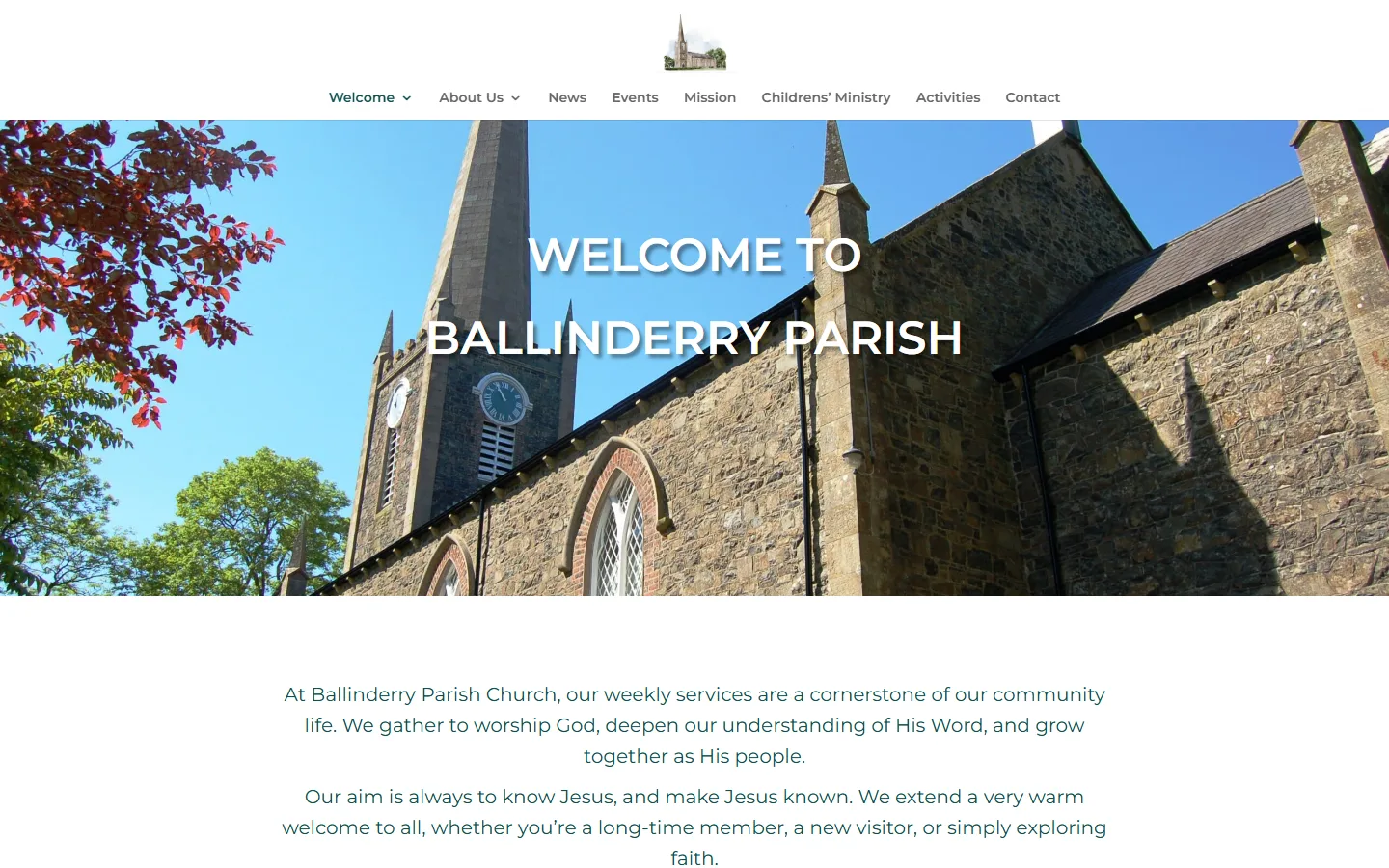Ballinderry Parish website